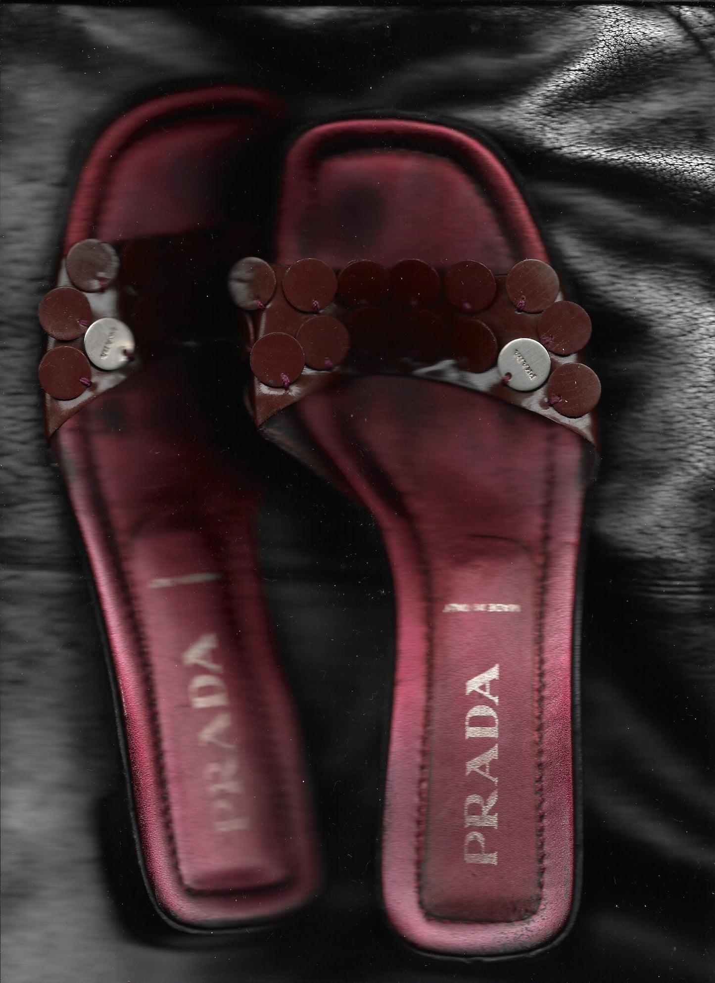 Prada SS 2000 sequin sandals