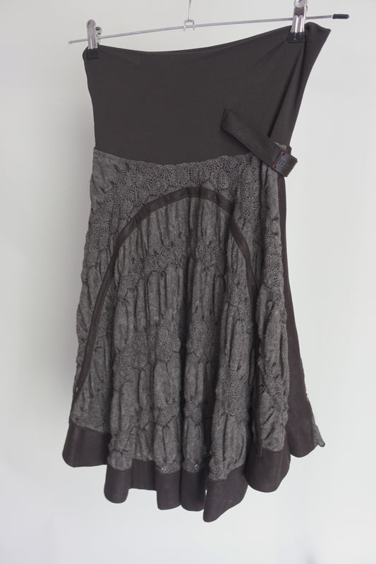 Beate Heymann 3D knit midi skirt