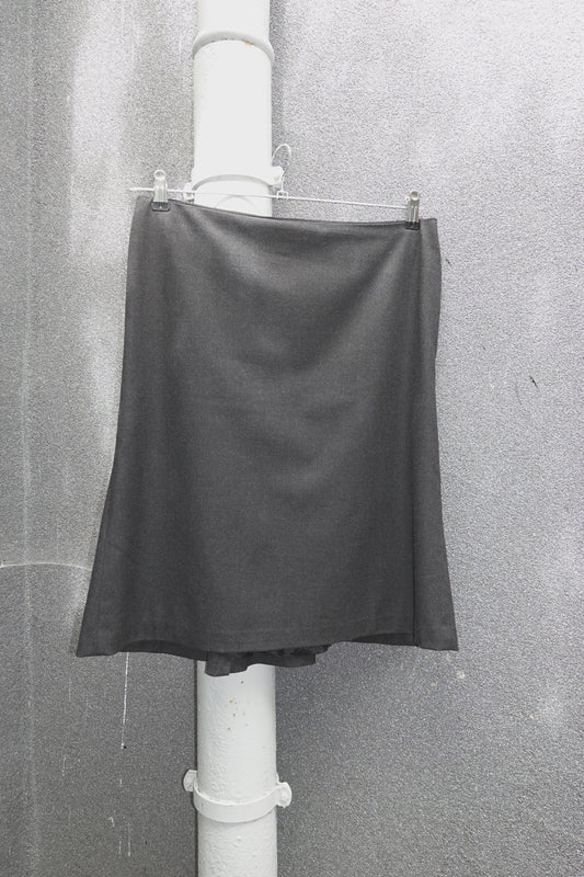 Jil Sander wool midi skirt