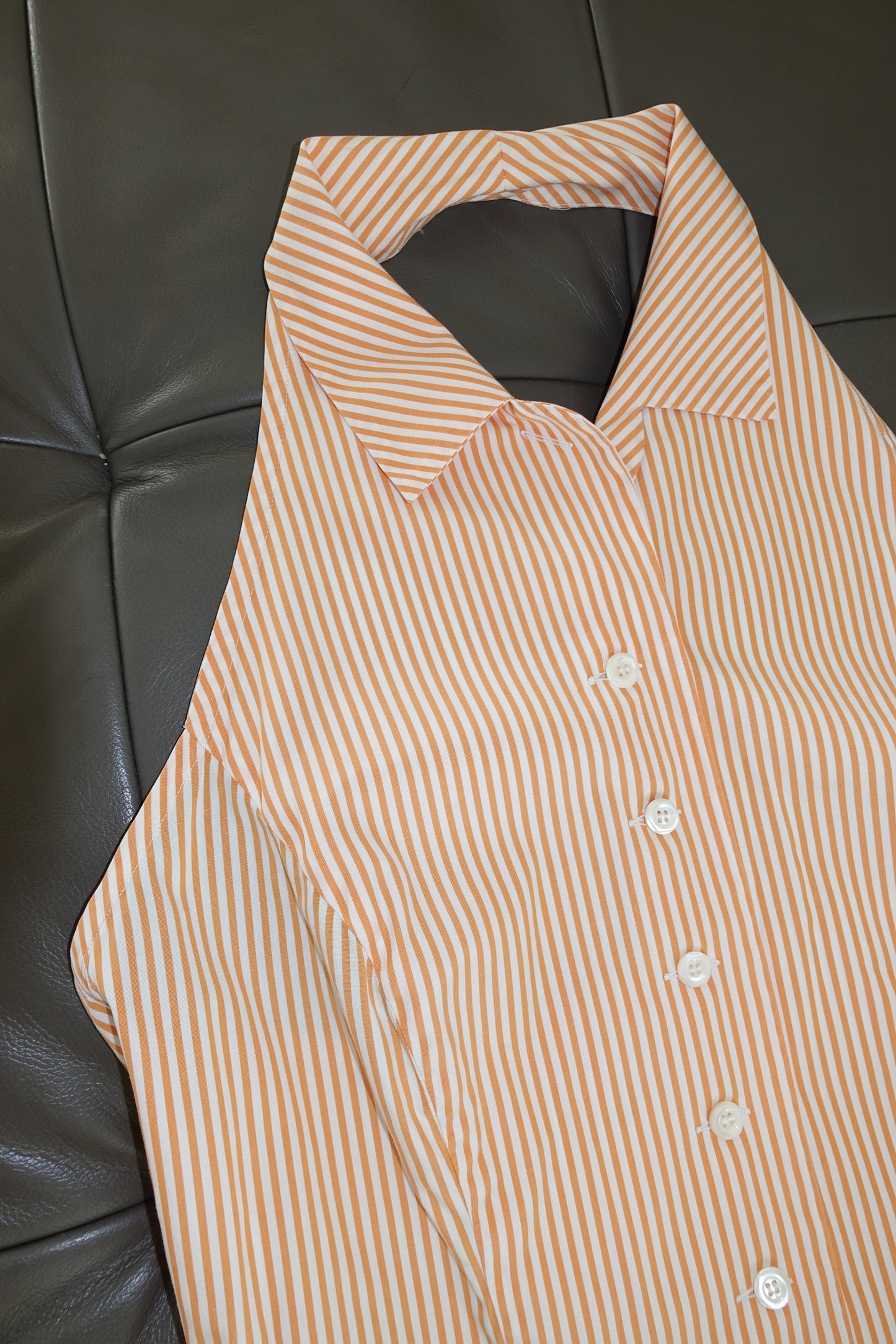 Jil Sander striped neckholder shirt