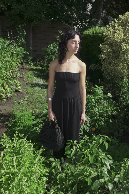 Sarah Pacini merino maxi dress