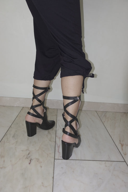 Sonia Rykiel strapppy boots