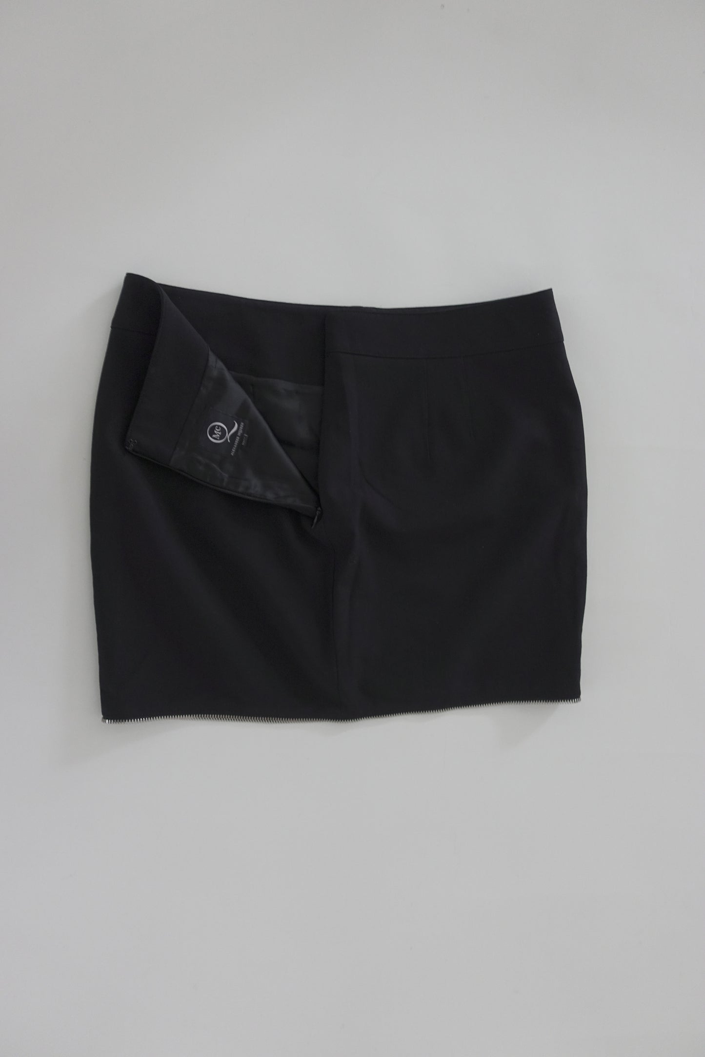 Alexander McQueen zipper skirt