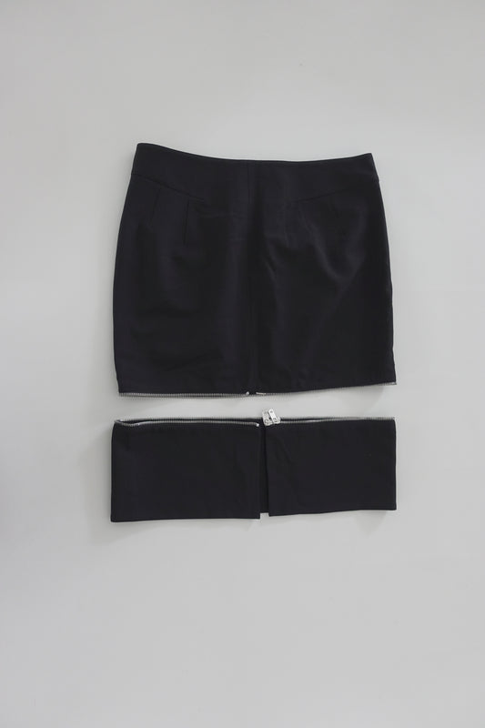 Alexander McQueen zipper skirt