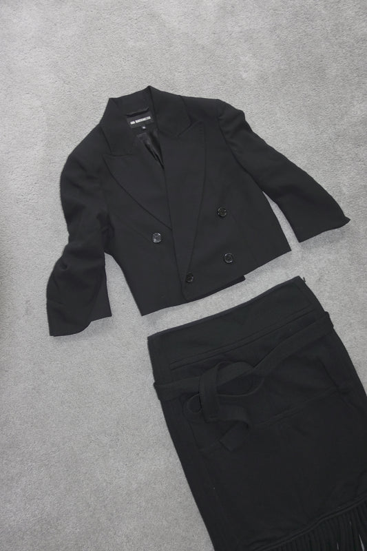 Ann Demeulemeester crop blazer