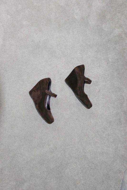Prada Sport suede wedges