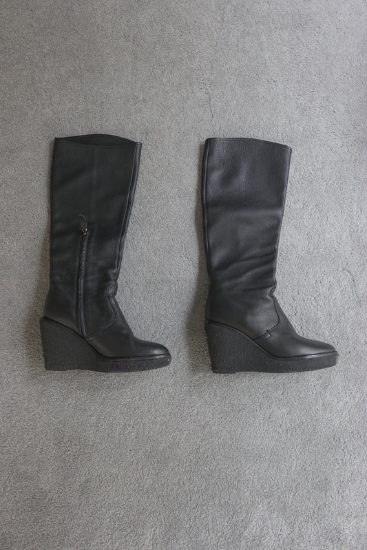 Jil Sander wedge boots