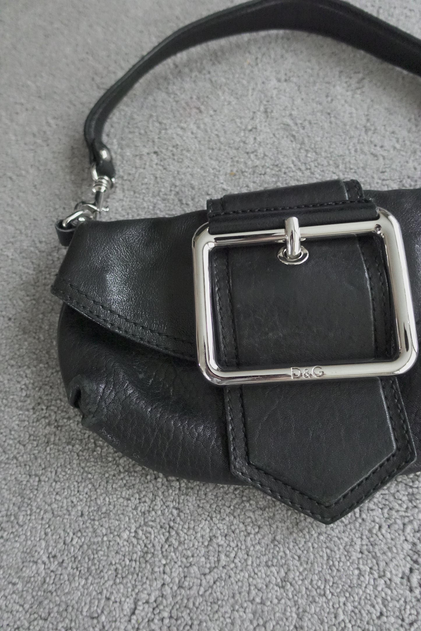 Dolce & Gabbana buckle leather bag