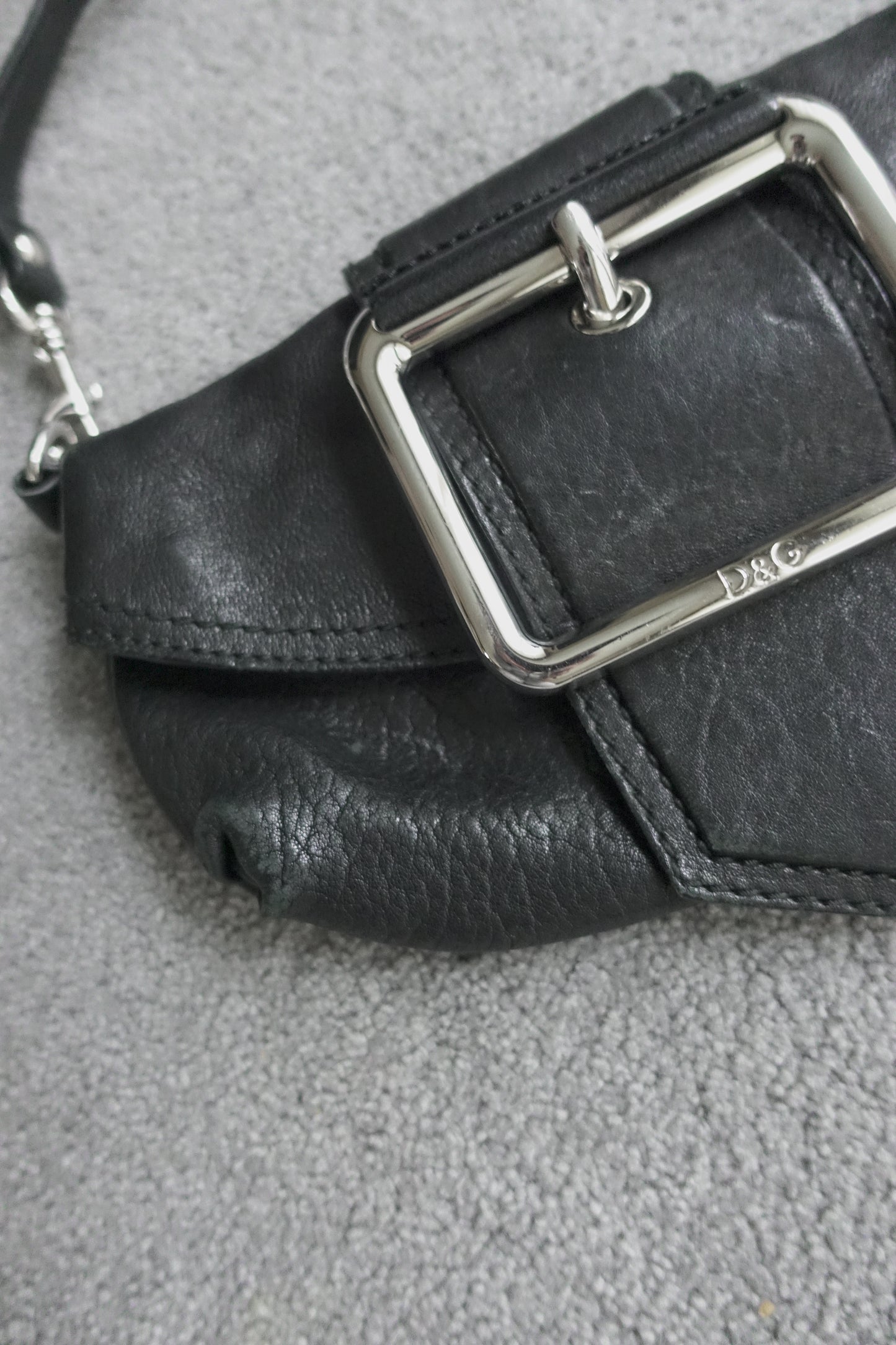Dolce & Gabbana buckle leather bag