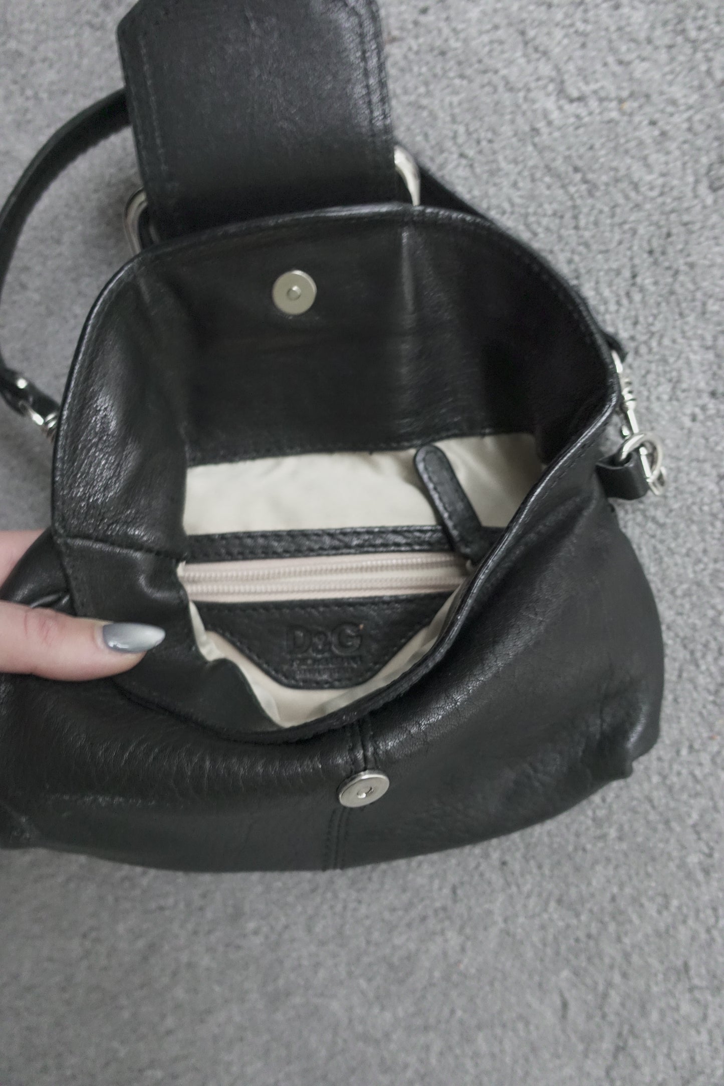 Dolce & Gabbana buckle leather bag