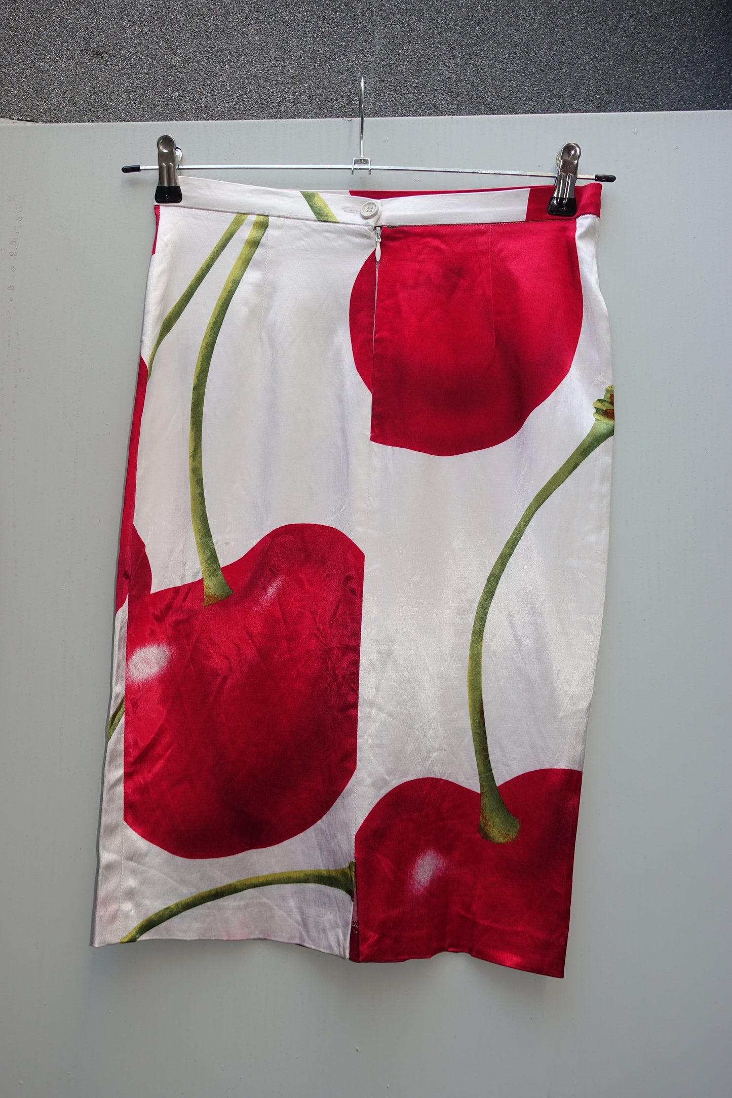 Dolce & Gabbana FW 1996 cherry print skirt