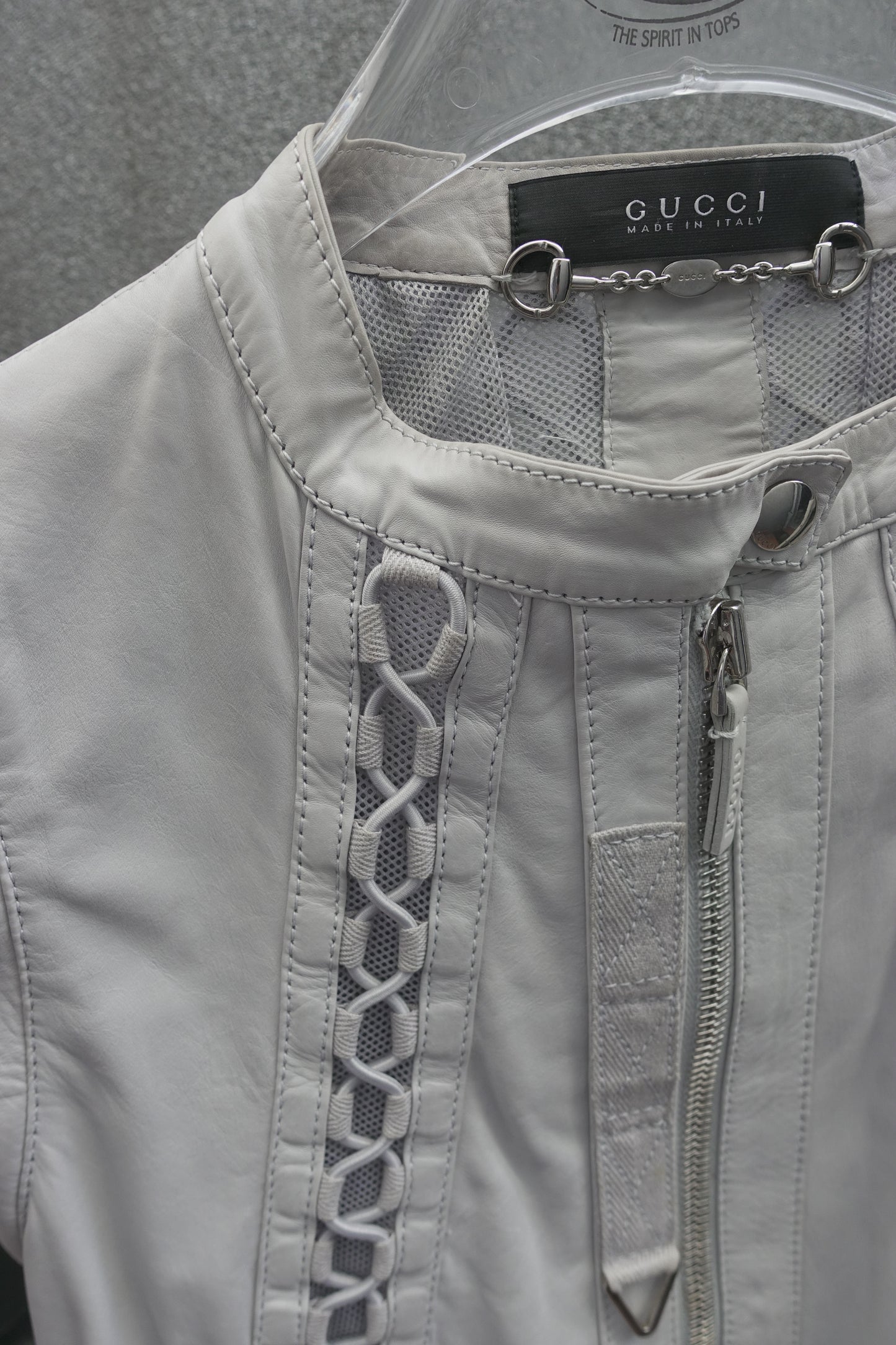 Gucci SS 2010 runway leather jacket