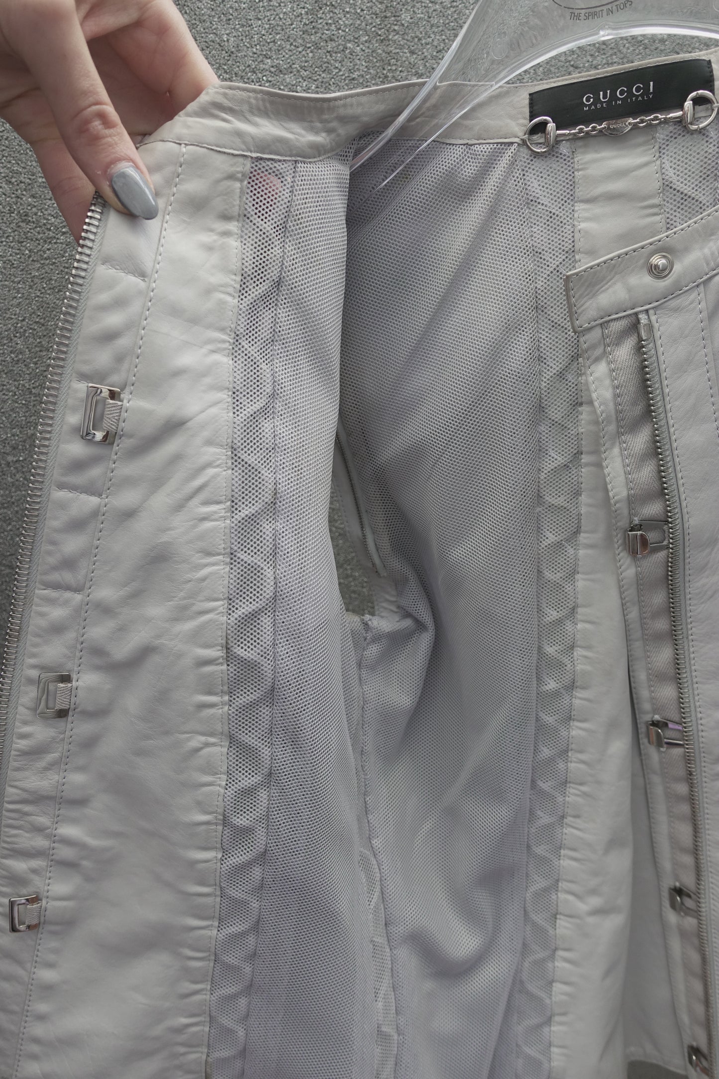 Gucci SS 2010 runway leather jacket