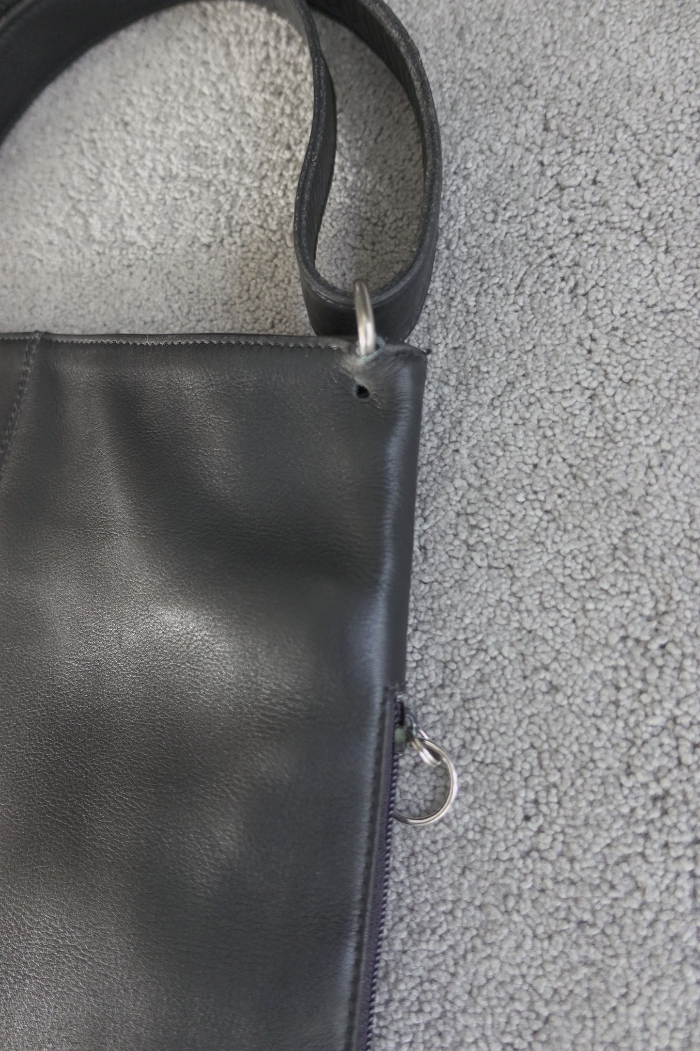 LUPO long leather bag