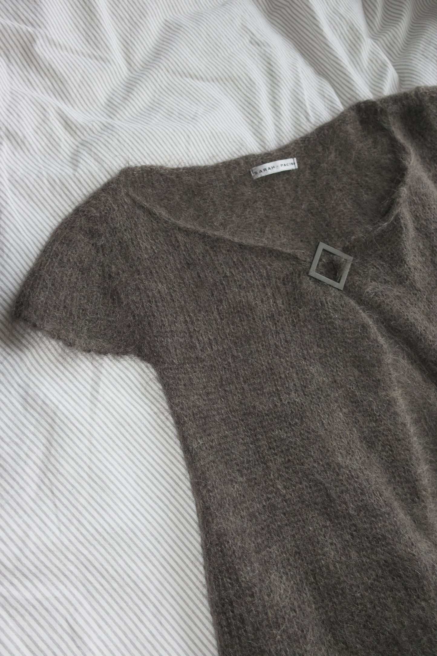Sarah Pacini mohair knit jacket
