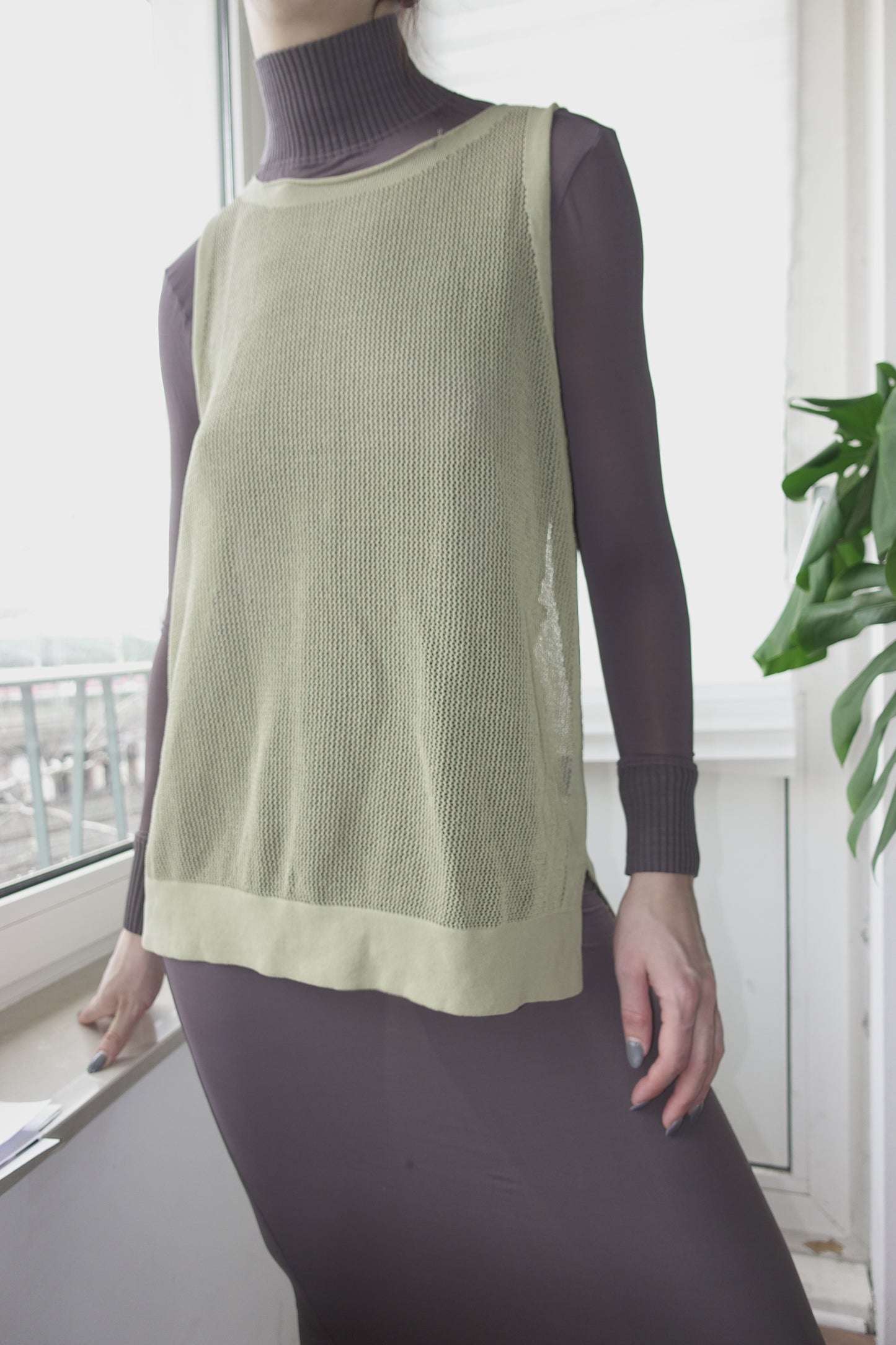 Sarah Pacini net shirt
