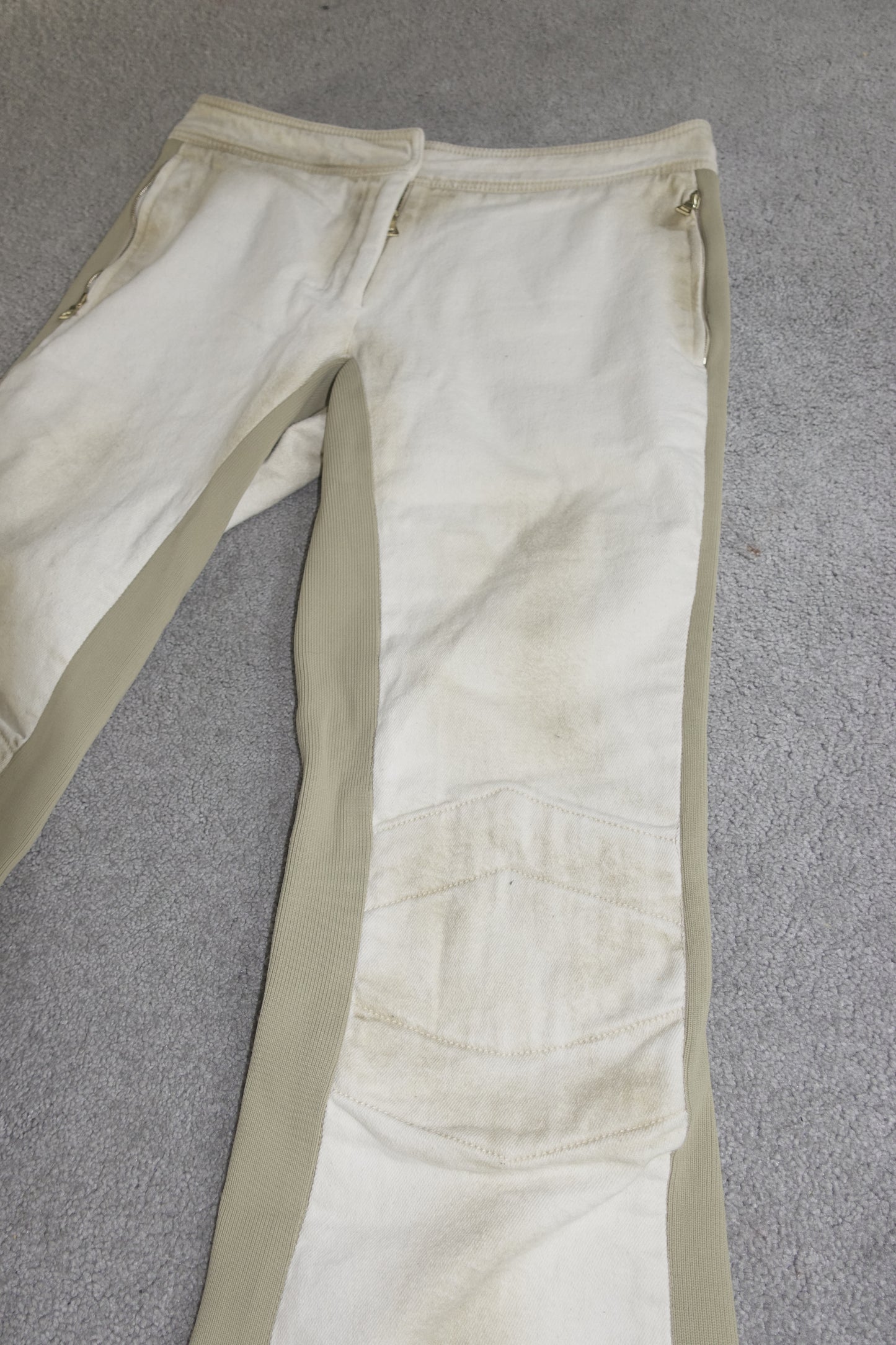 Prada Sport khaki washed jeans