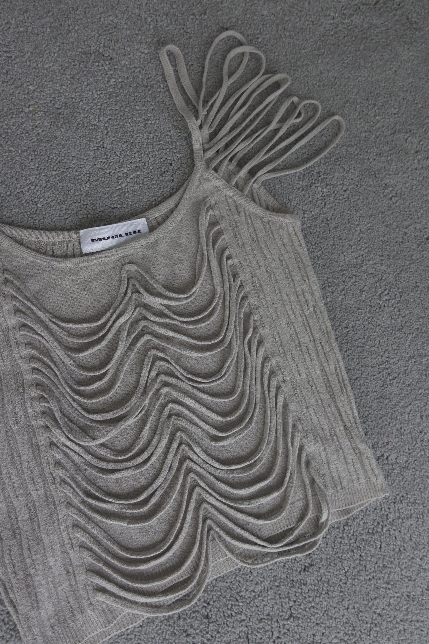 Mugler fringe top