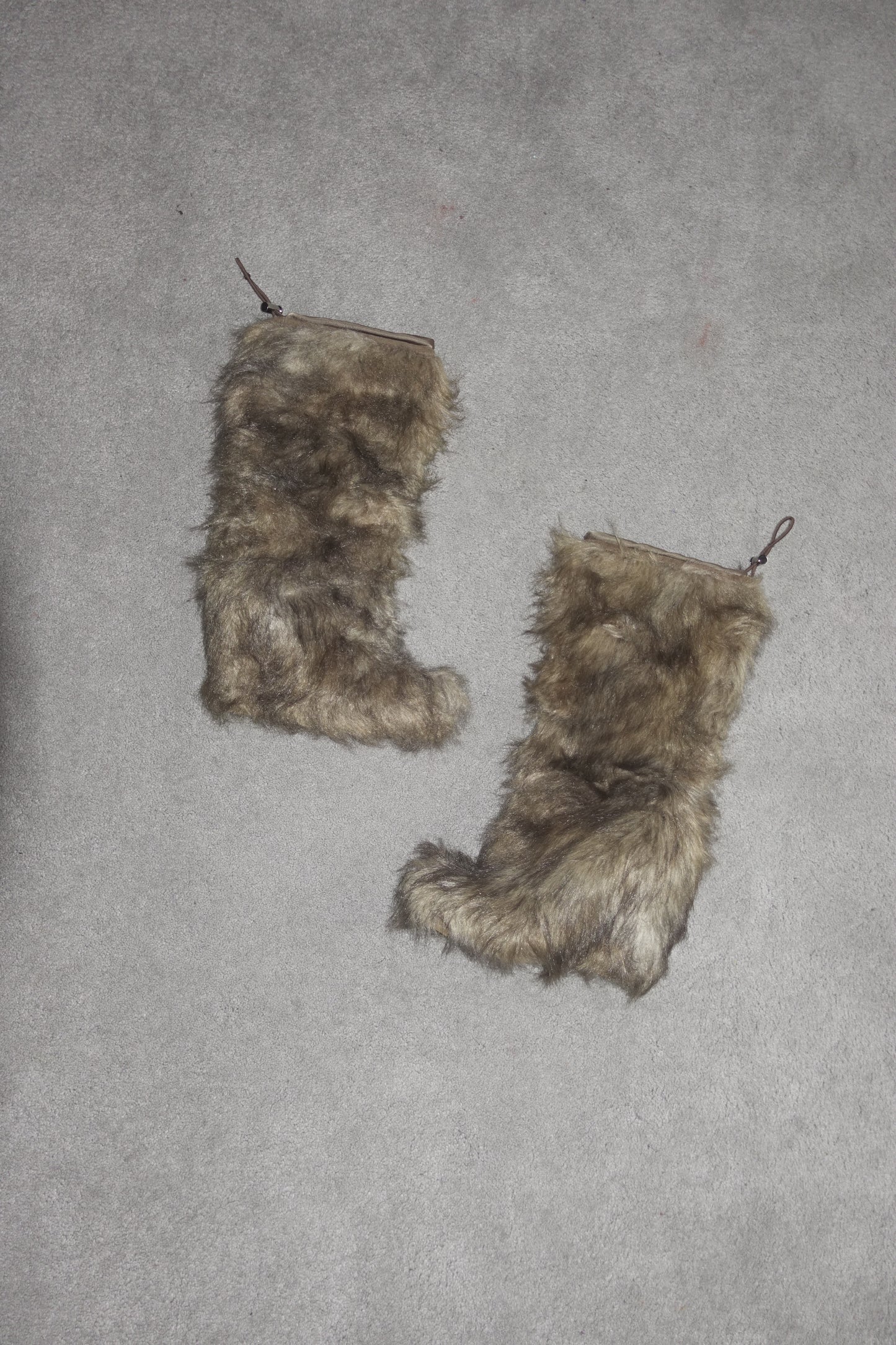 Prada FW 1999 faux fur boots