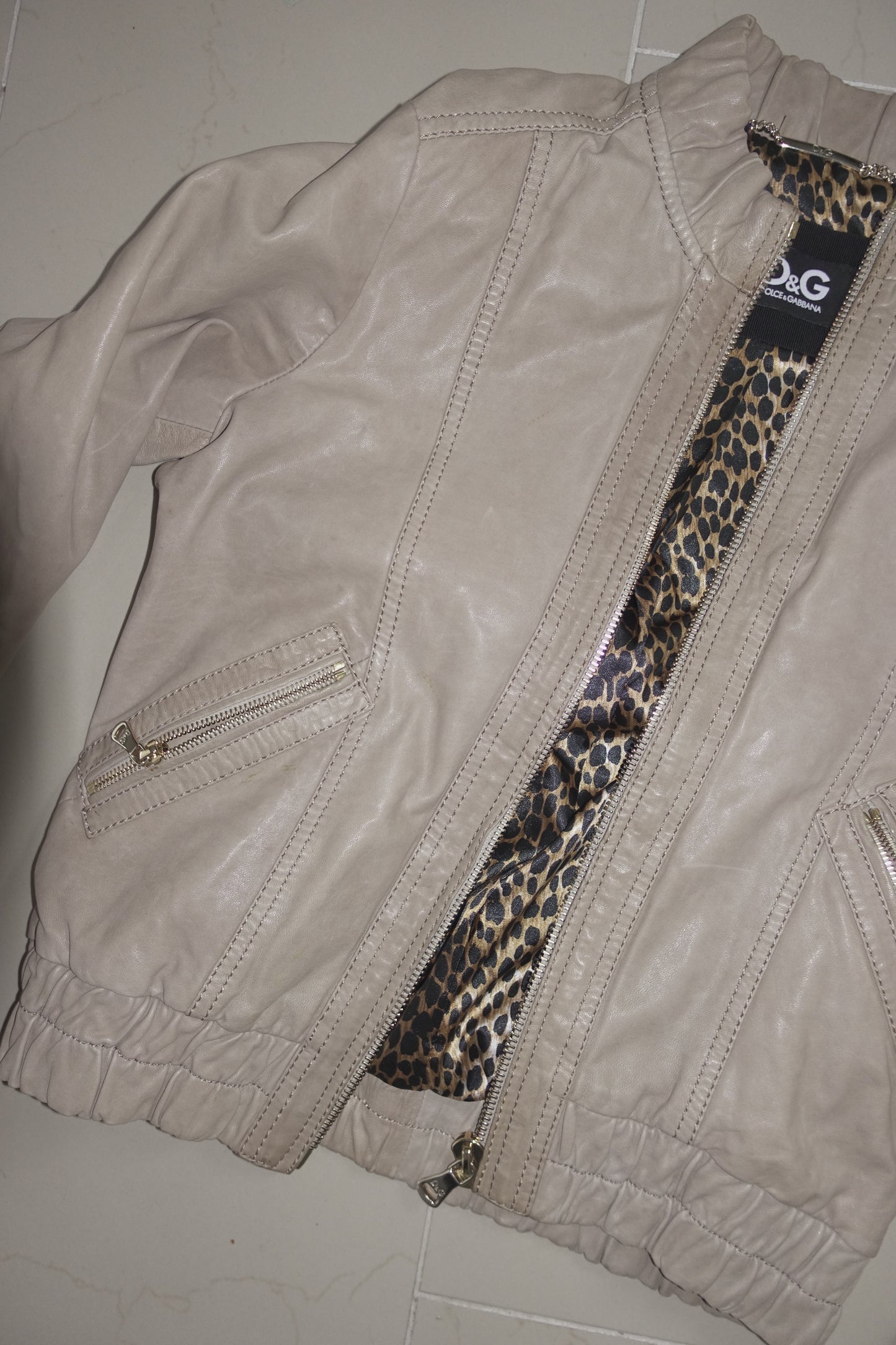 Dolce & Gabbana leather jacket