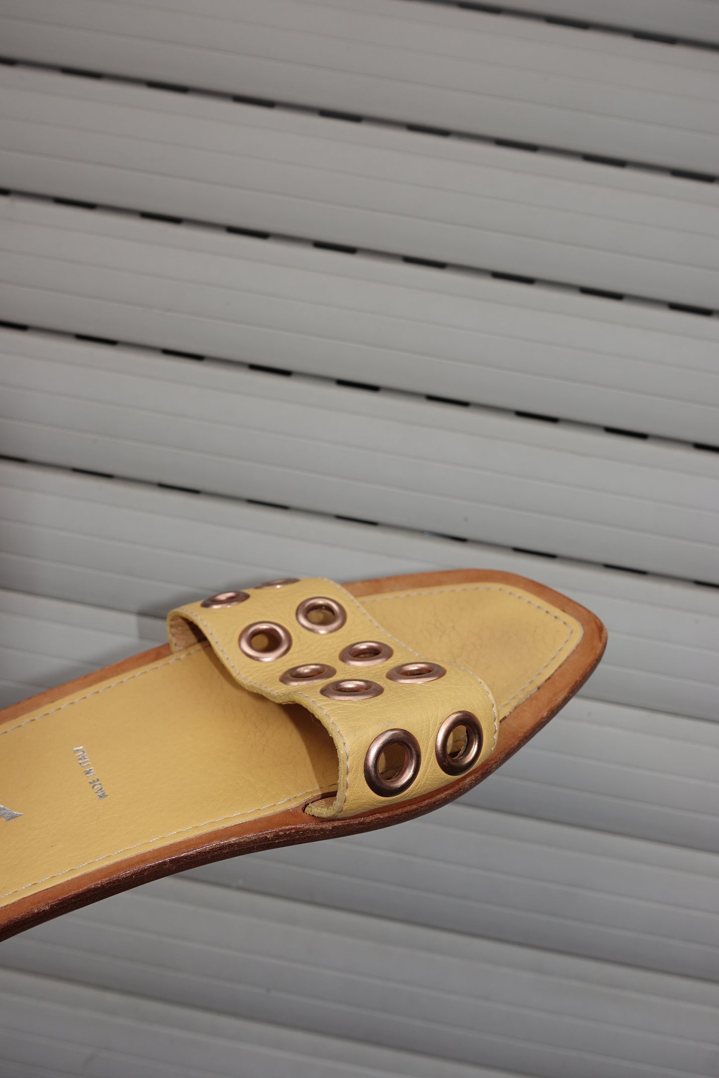 Prada grommet sandals