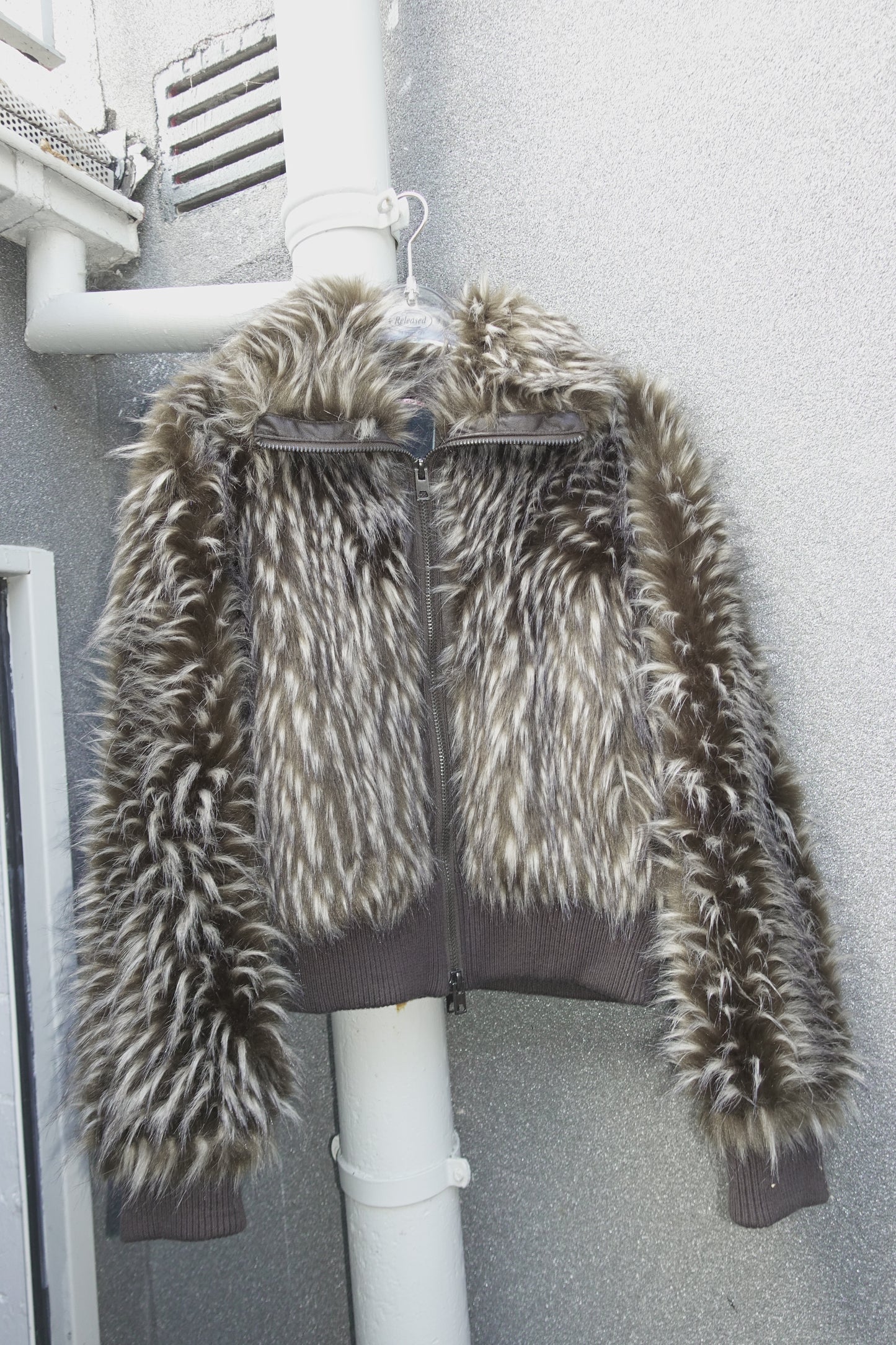 No.l.ita faux fur jacket