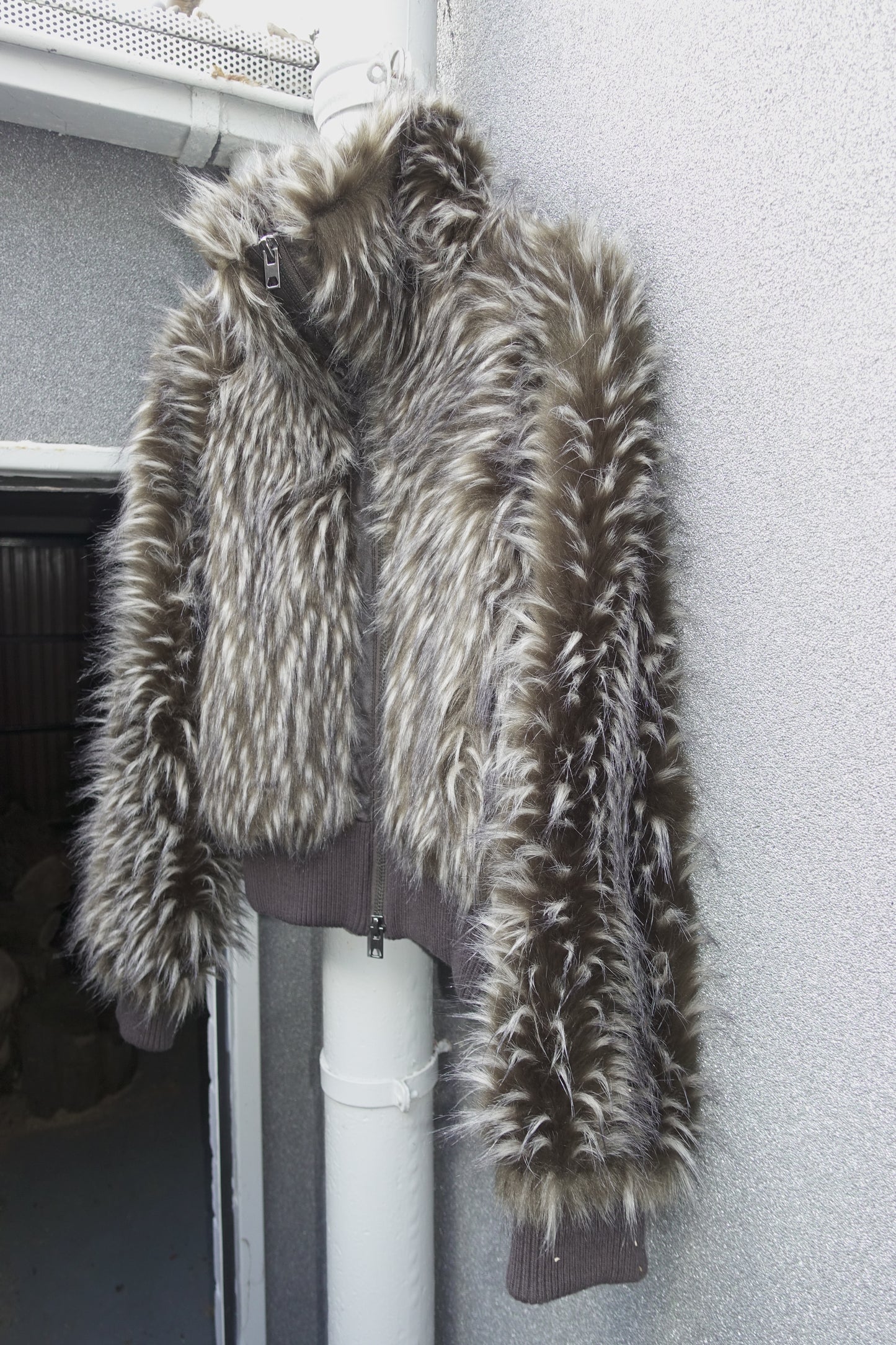 No.l.ita faux fur jacket