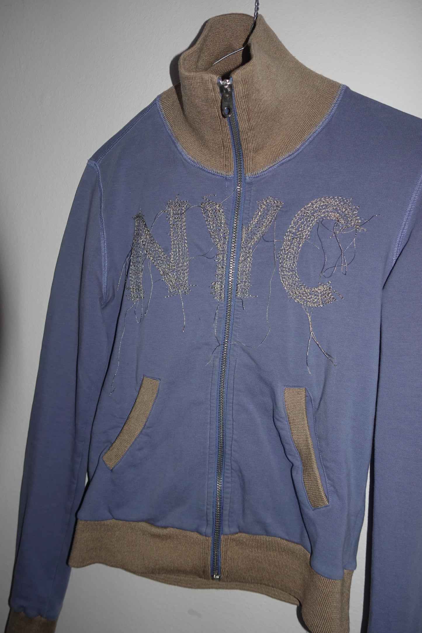 No.l.ita "NYC" zip sweater