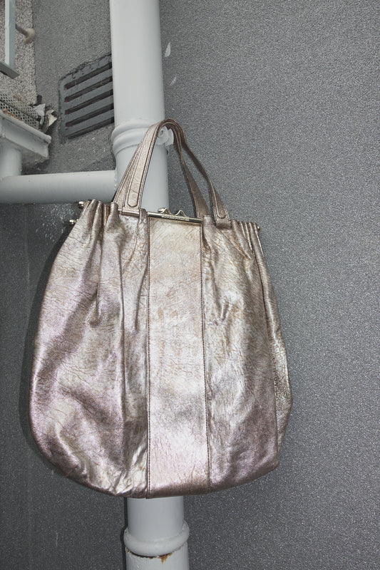 Roberto Cavalli  leather clip bag