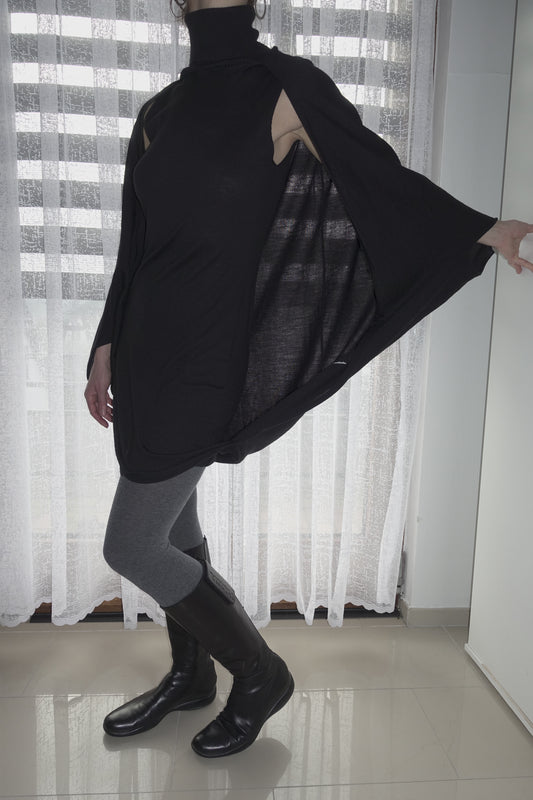 Stefanel batwing sleeve dress