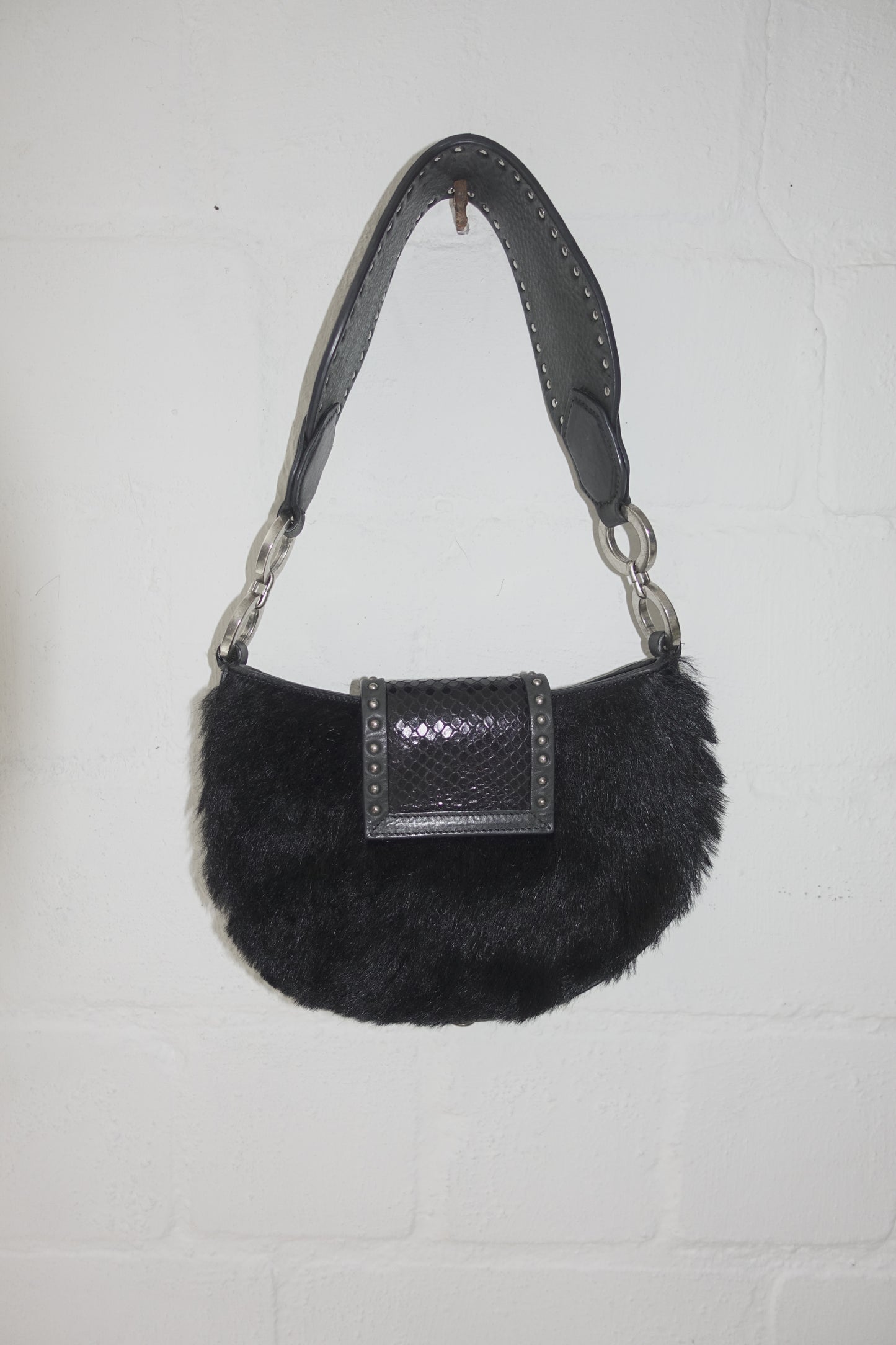 Dsquared2 F/W 2005 studded leather bag