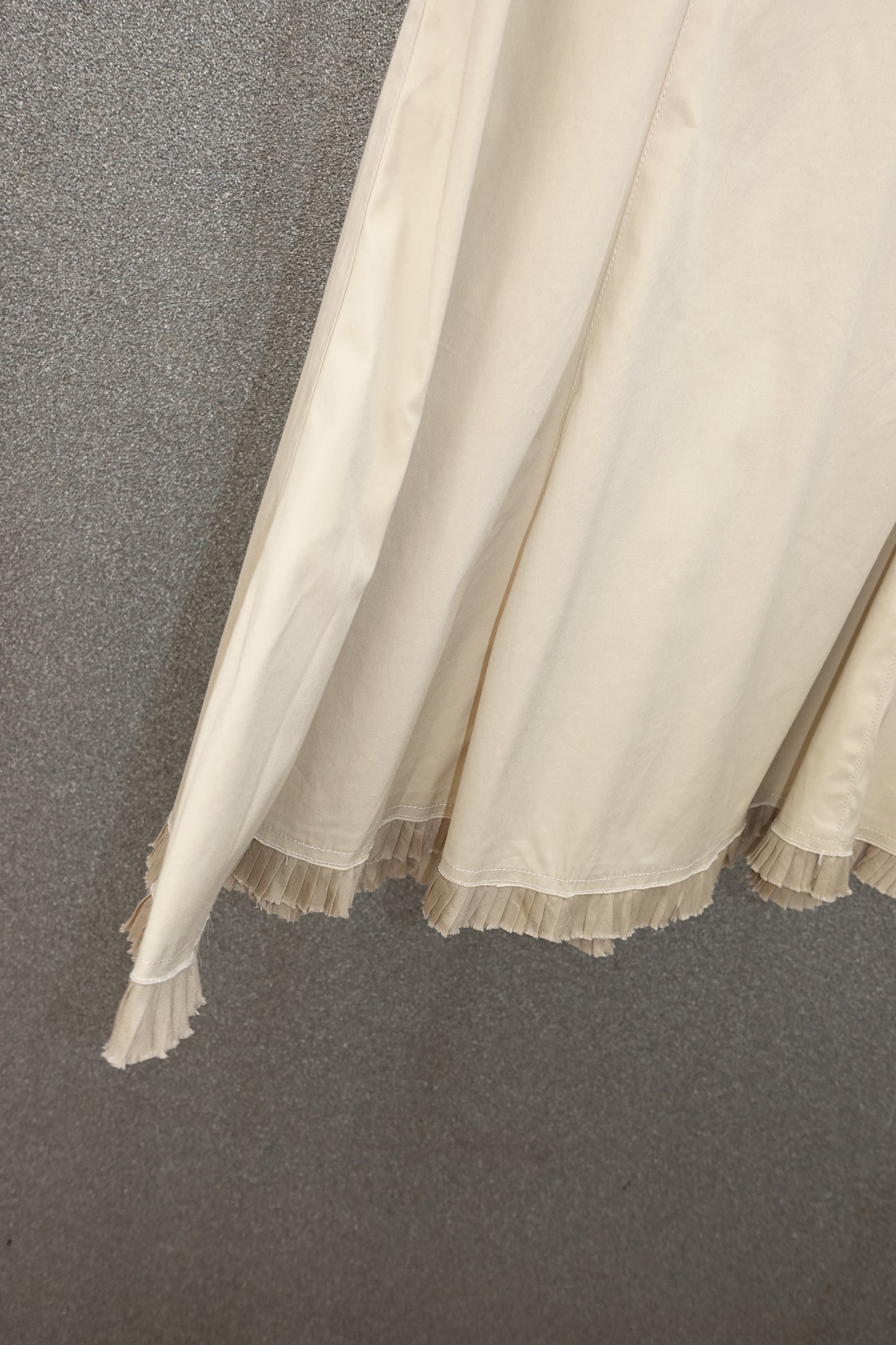 Prada midi skirt with ruched hem