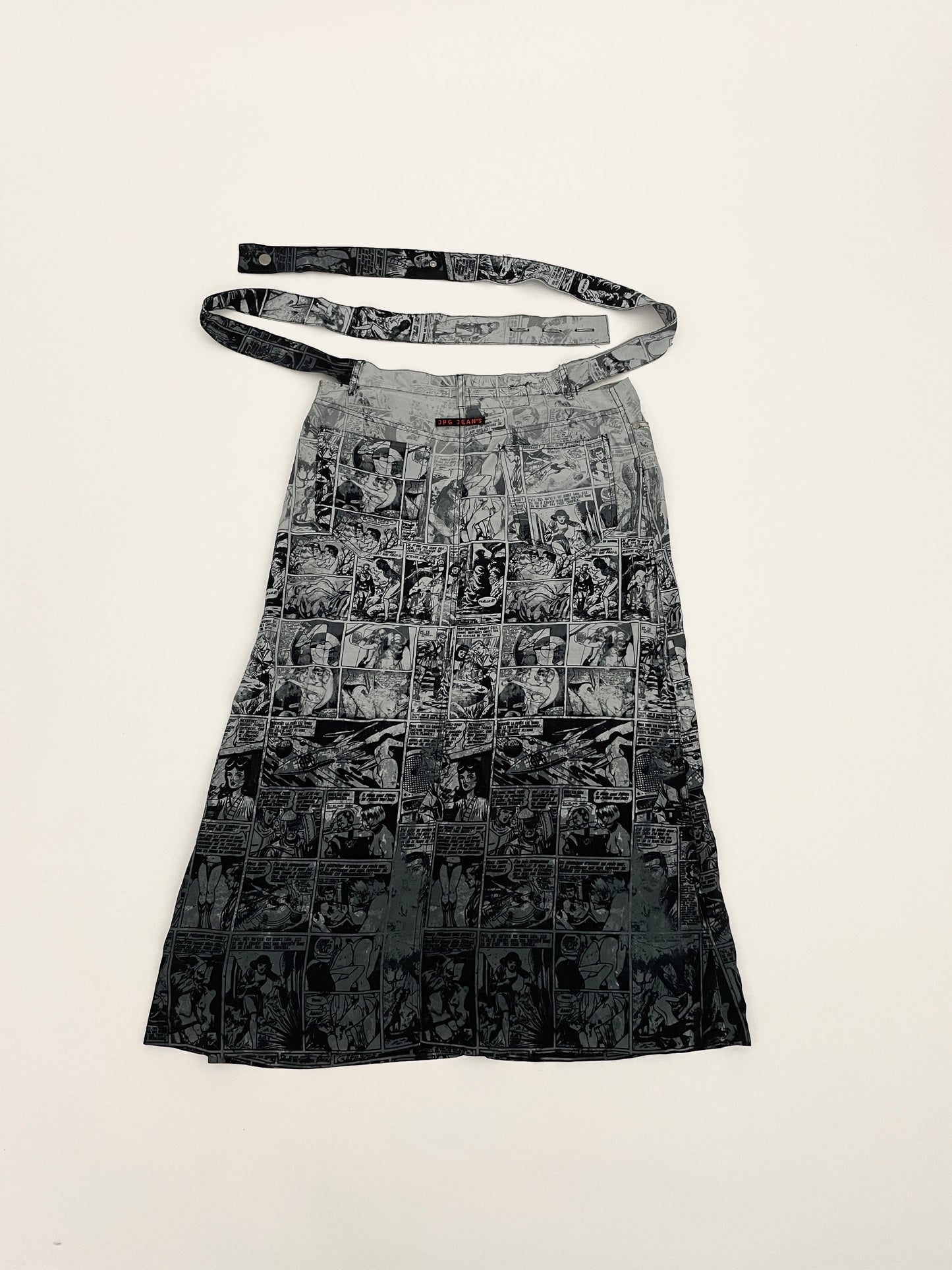 Jean Paul Gaultier F/W 1995 comic print skirt