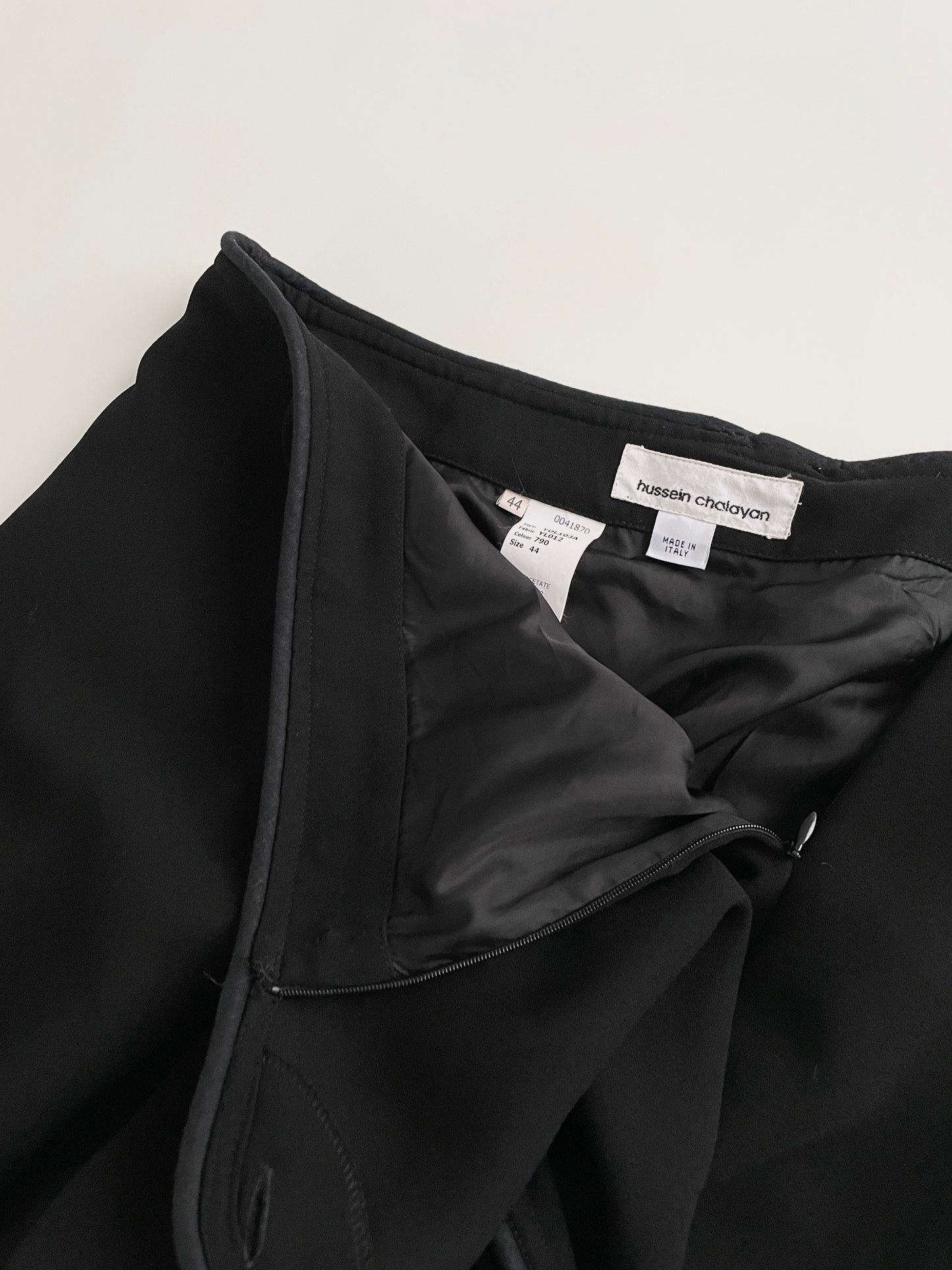 Hussein Chalayan draped balloon midi skirt