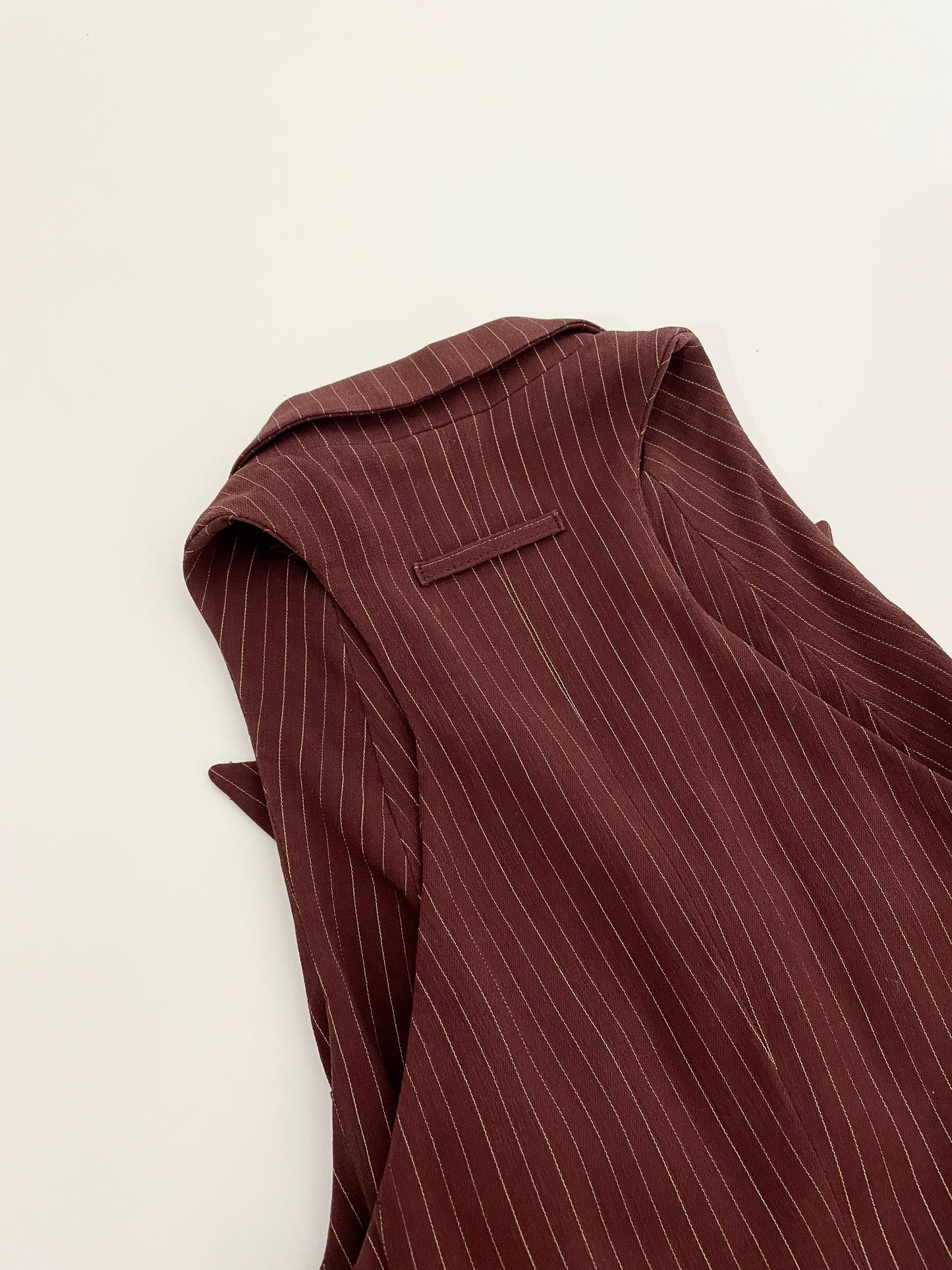 Jean Paul Gaultier pinstripe vest