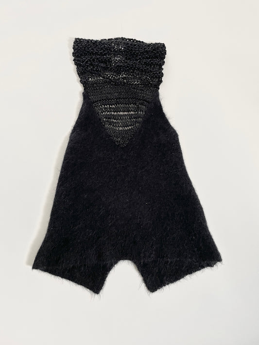 Sarah Pacini knitted neckholder top