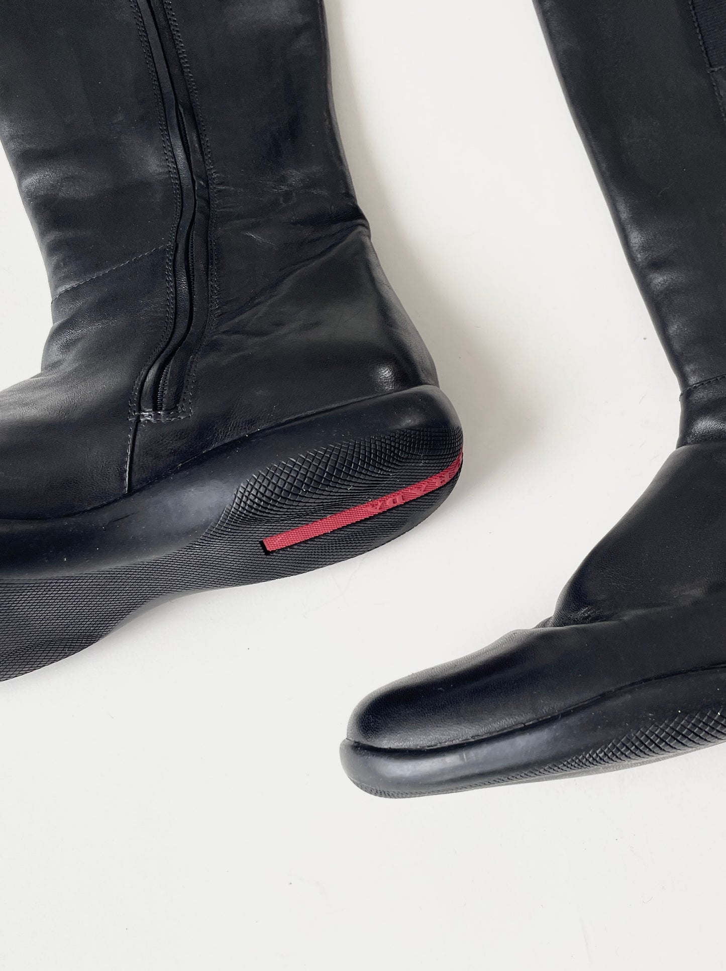 Prada 90s leather boots