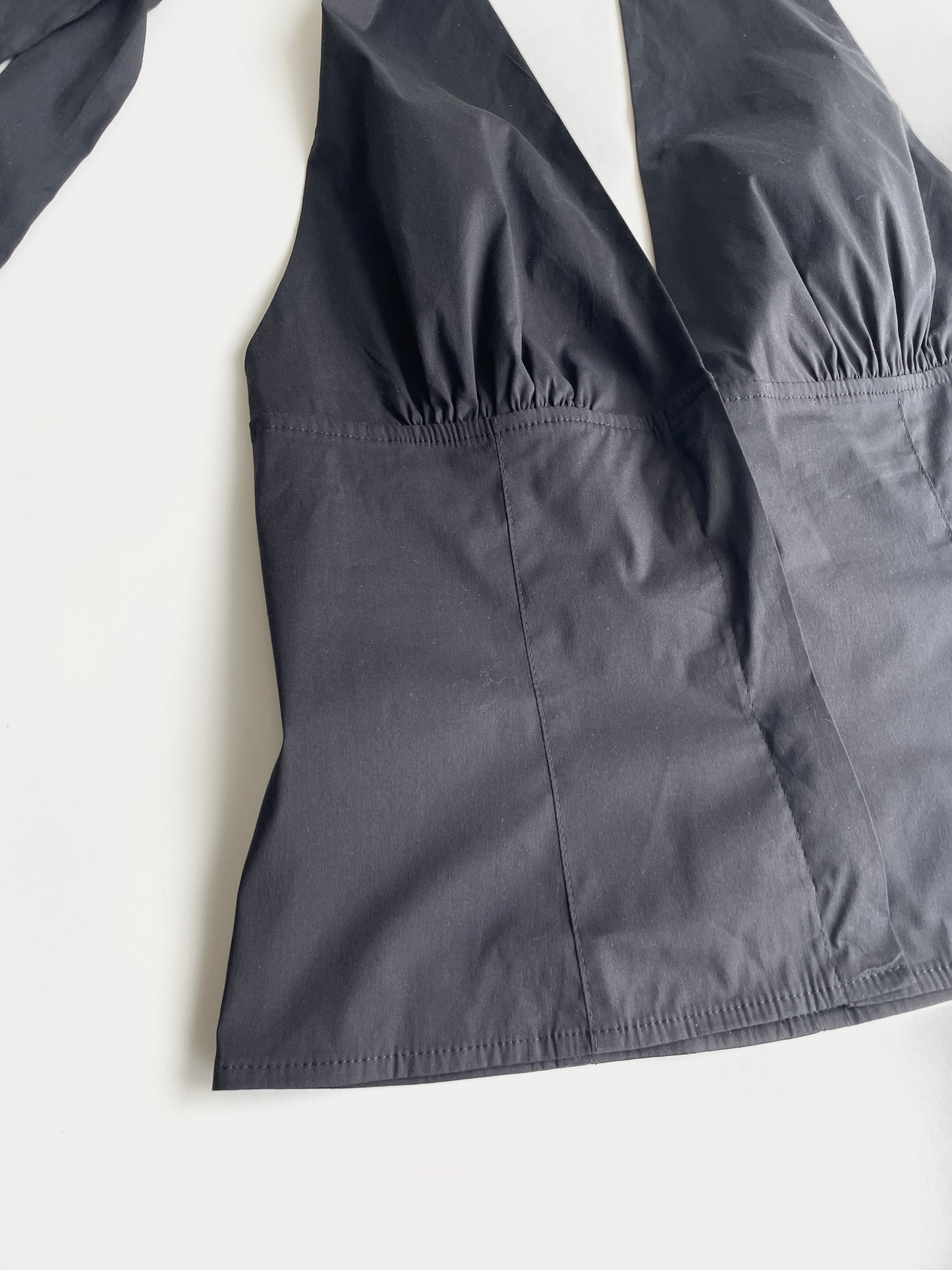 Saraha Pacini neckholder top