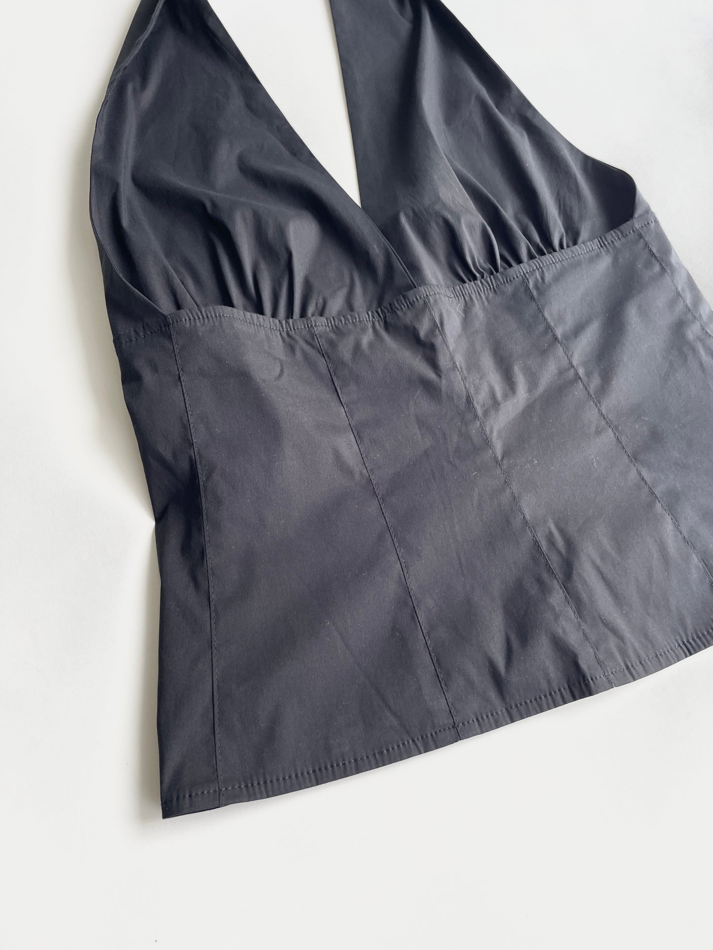 Saraha Pacini neckholder top