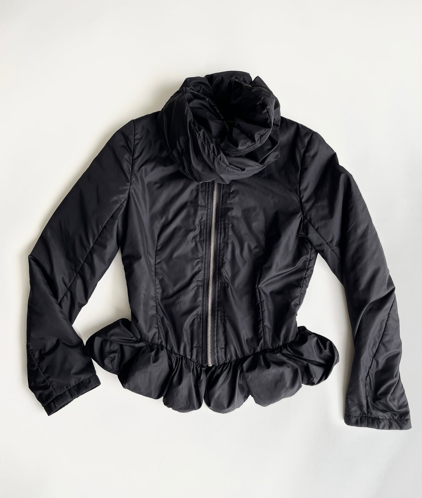 Marithé + François Girbaud black puffer jacket