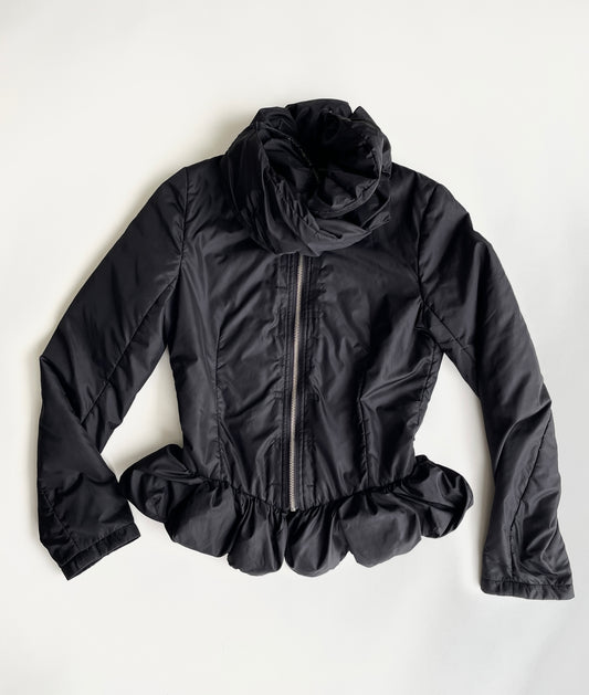 Marithé + François Girbaud black puffer jacket