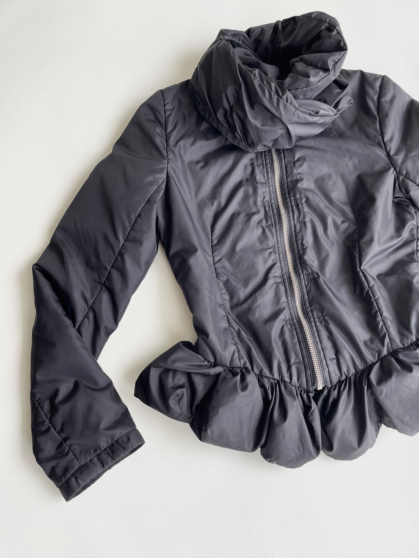 Marithé + François Girbaud black puffer jacket