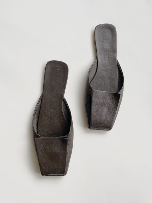 Jil Sander leather mules