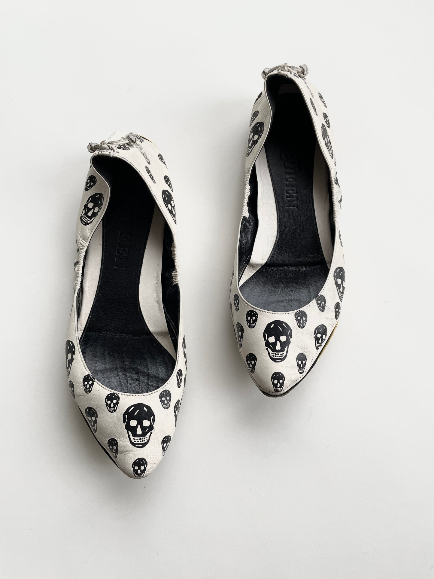 Alexander McQueen skull ballet flats