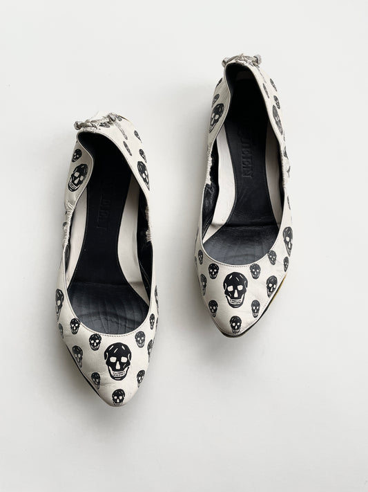 Alexander McQueen skull ballet flats