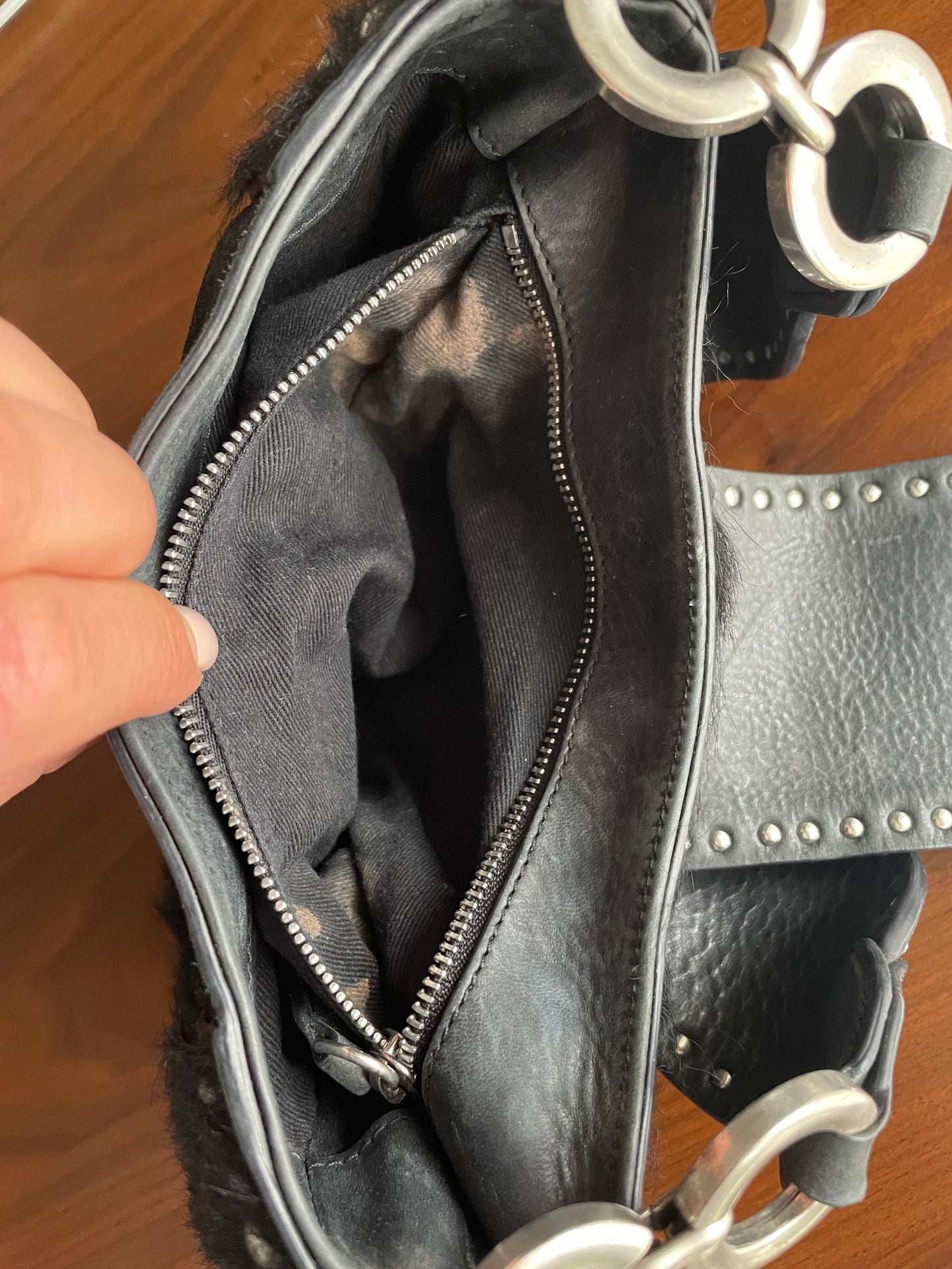 Dsquared2 F/W 2005 studded leather bag