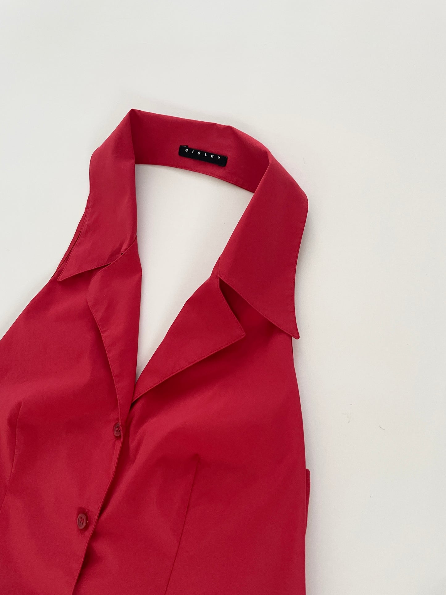 Sisley button up neckholder top