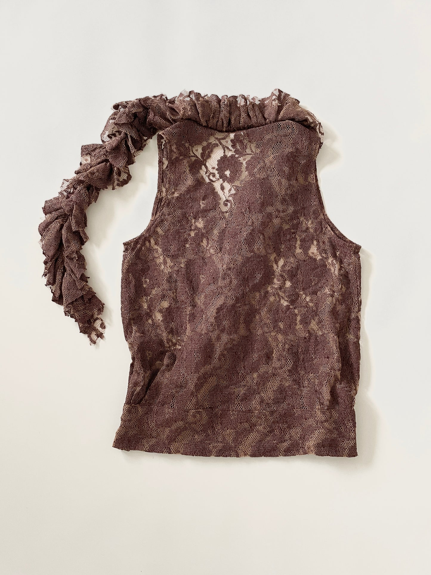 Dries van Noten ruffled lace top