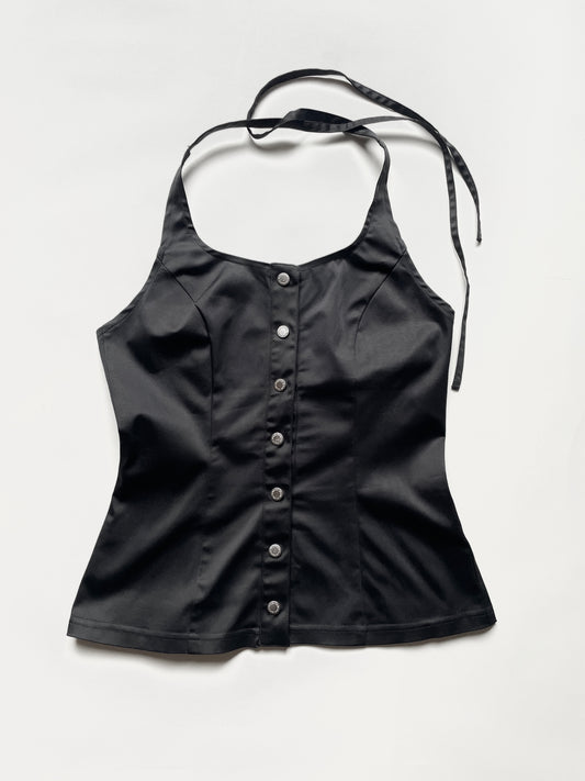 Dolce & Gabbana satin neckholder top