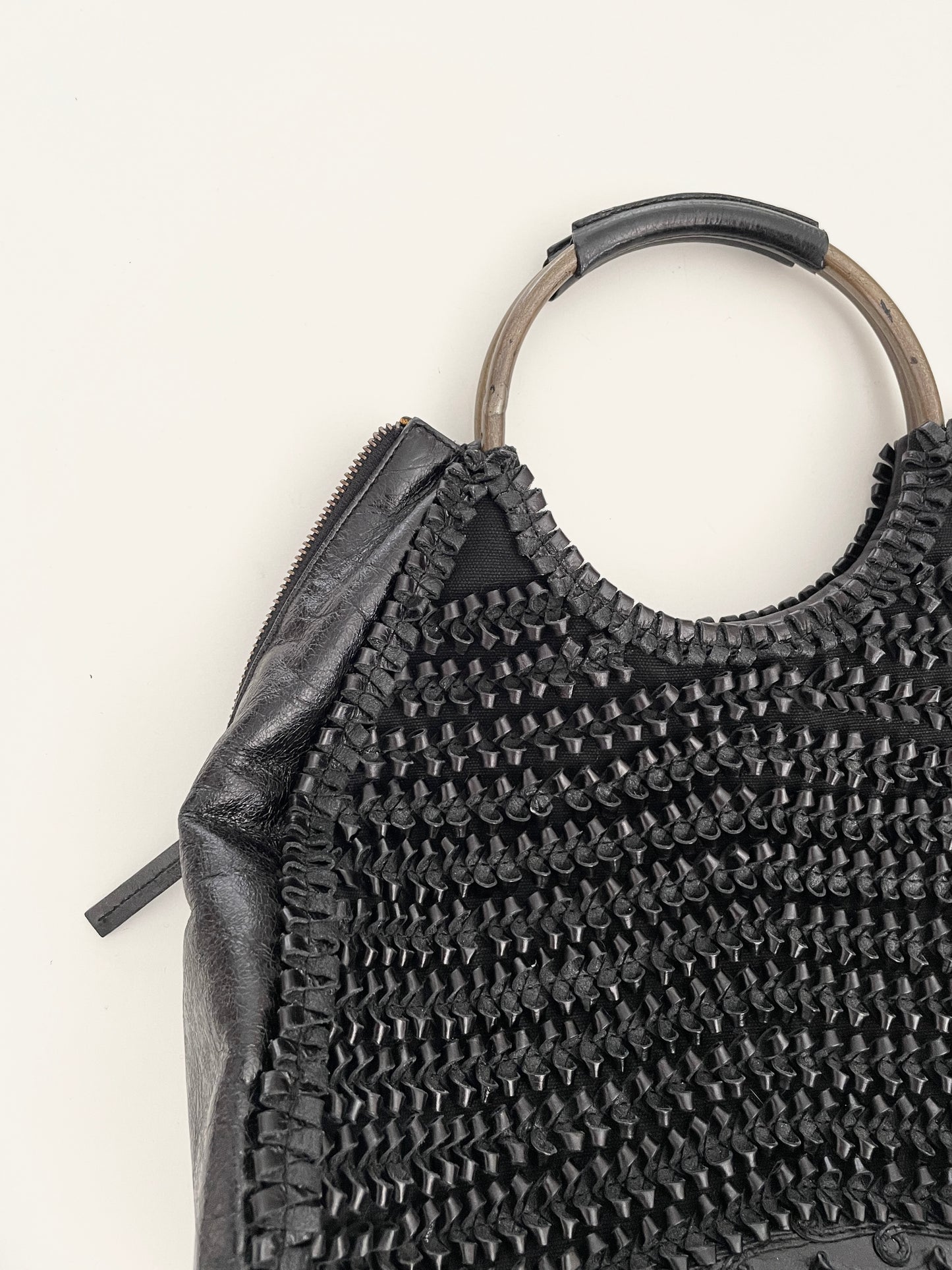 Gianfranco Ferré metal handle bag